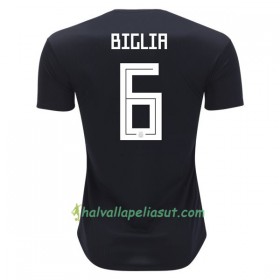 Jalkapallo Pelipaidat Argentiina Biglia 6 World Cup 2018 Vieraspaita